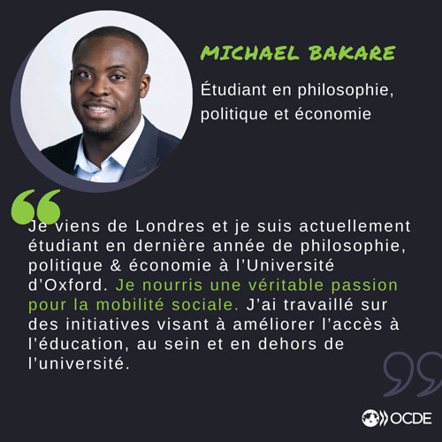 © Michael Bakare, membre du Groupe Youthwise de l'OCDE 2022
