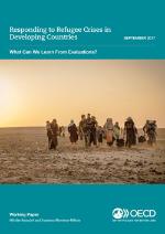 cover for the working paper Responding to Refugee Crises in Developing Countries: What Can We Learn From Evaluations?