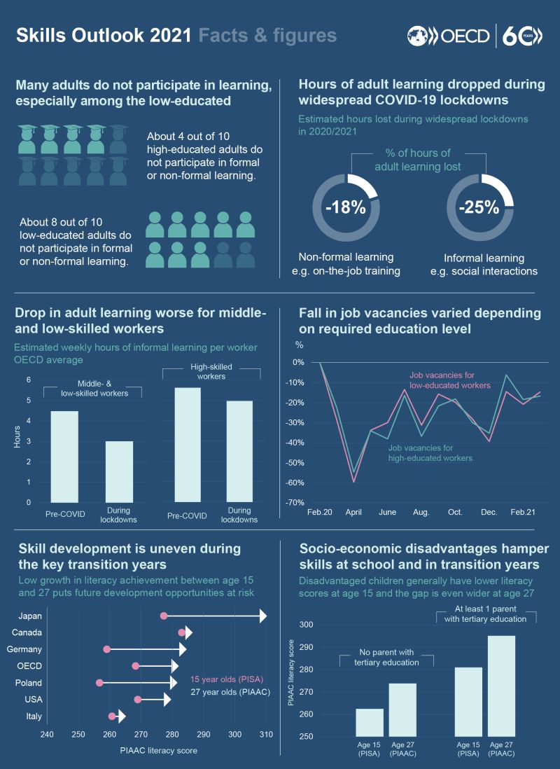 Skills Outlook 2021: infographic