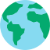 Icon of a terrestrial globe. Icon made by turkkurt from www.flaticon.com