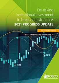 Centre on green finance and investment - cover brochure De-risking-green infra