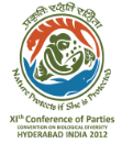 Logo of the COP-11, Hyderabad in India