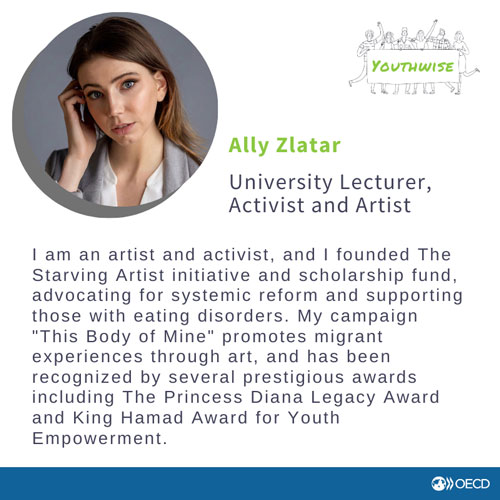 © 2023 OECD Youthwise member Ally Zlatar