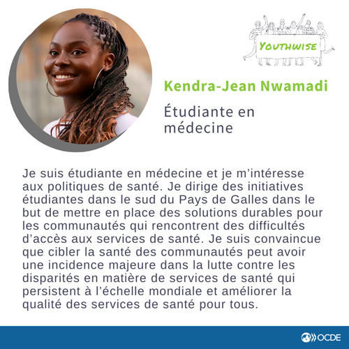 © OCDE - Kendra-Jean-Nwamadi, membre de Youthwise 2023 